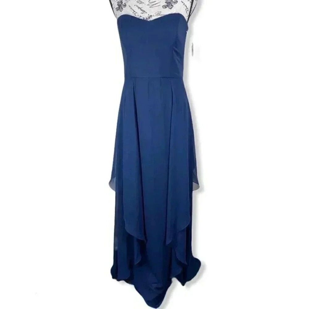 SOCIAL BRIDESMAIDS Strapless Sweetheart Neck DRESS